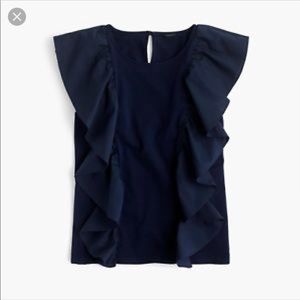 💗Gorgeous J.Crew ruffle front sleeveless top💗
